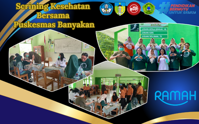 Skrining Kesehatan Siswa-siswi SMPN 2 Banyakan Satap