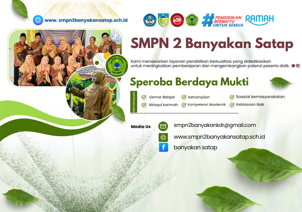 Lingkungan Sekolah Hijau dan Asri
